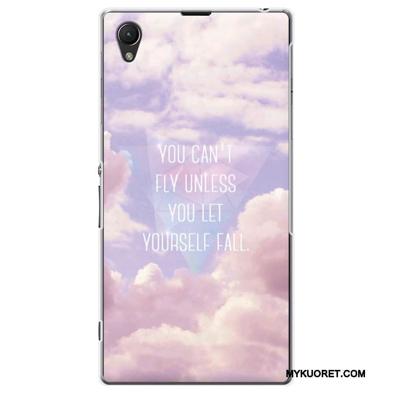 Kuori Sony Xperia Z1 Suojaus Violetti Puhelimen Kuoret, Kotelo Sony Xperia Z1 Vaalean