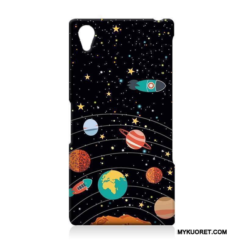 Kuori Sony Xperia Z2 Kohokuviointi Puhelimen Kuoret Kova, Kotelo Sony Xperia Z2 Suojaus Punainen