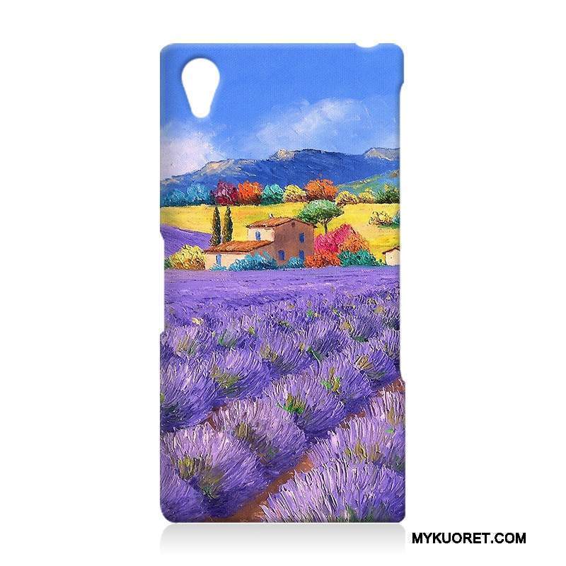 Kuori Sony Xperia Z2 Kohokuviointi Puhelimen Kuoret Kova, Kotelo Sony Xperia Z2 Suojaus Punainen