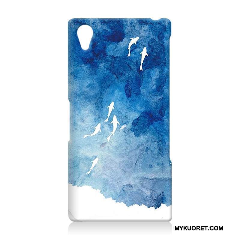 Kuori Sony Xperia Z2 Kohokuviointi Puhelimen Kuoret Kova, Kotelo Sony Xperia Z2 Suojaus Punainen