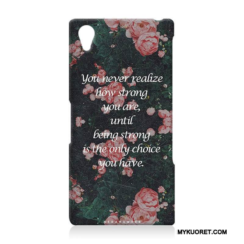 Kuori Sony Xperia Z2 Kohokuviointi Puhelimen Kuoret Kova, Kotelo Sony Xperia Z2 Suojaus Punainen