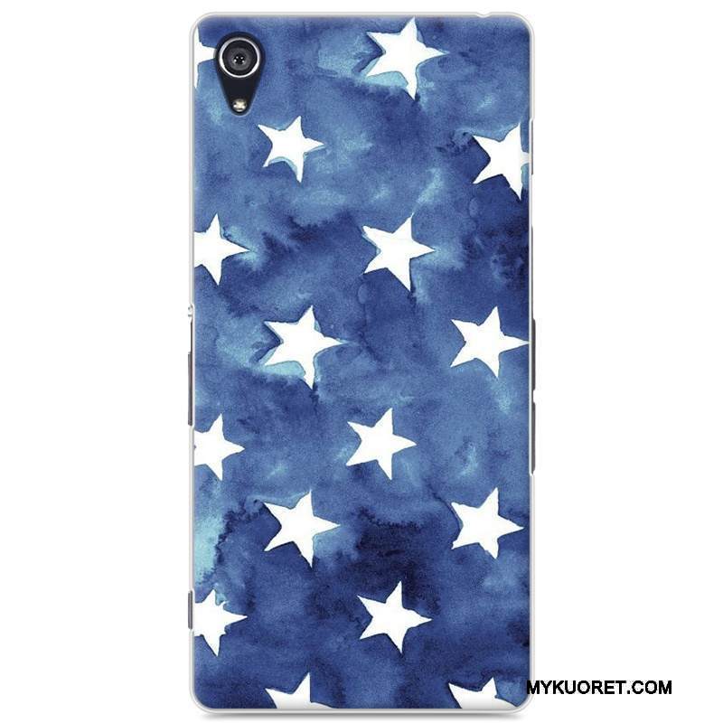 Kuori Sony Xperia Z2 Maalaus Puhelimen Kuoret Sininen, Kotelo Sony Xperia Z2 Sarjakuva Kova