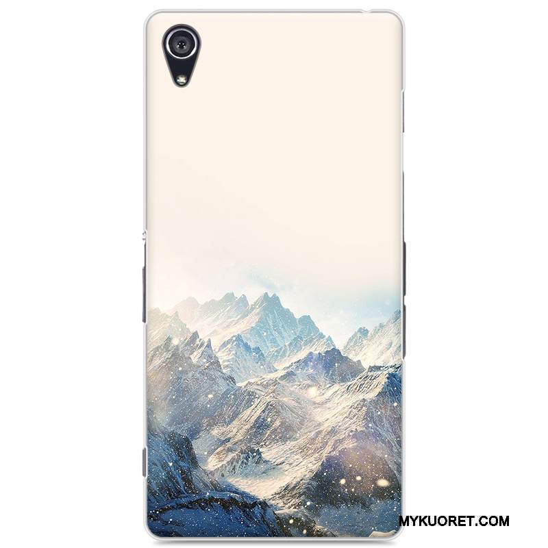 Kuori Sony Xperia Z2 Maalaus Puhelimen Kuoret Sininen, Kotelo Sony Xperia Z2 Sarjakuva Kova