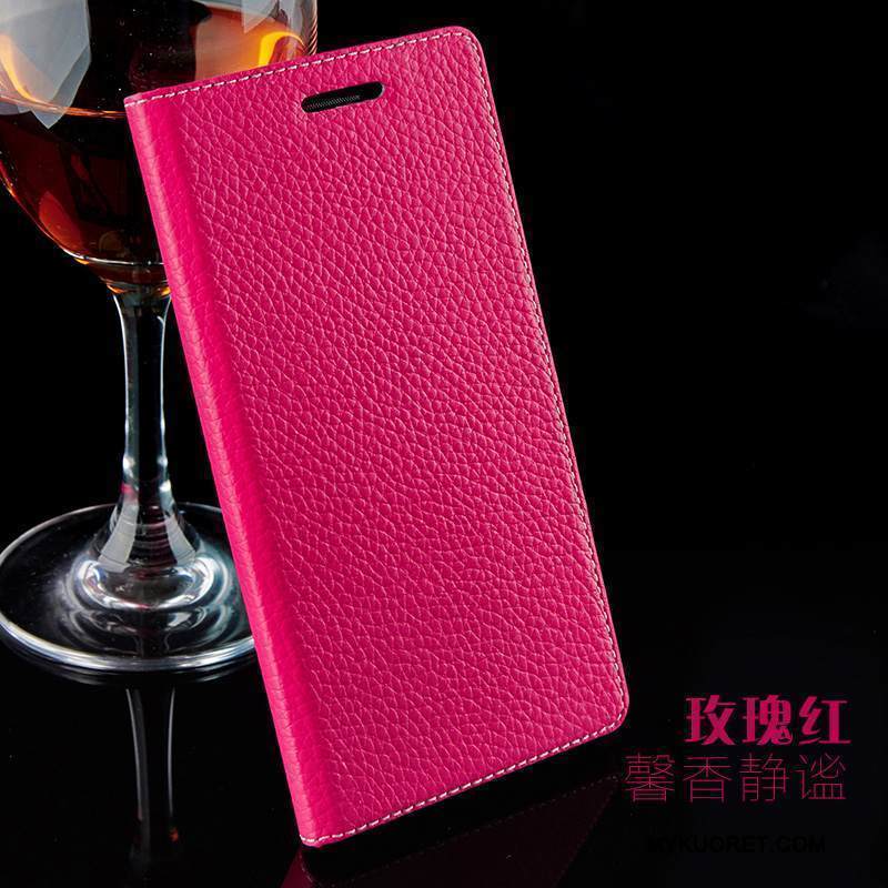 Kuori Sony Xperia Z2 Nahka Sininen Puhelimen Kuoret, Kotelo Sony Xperia Z2 Suojaus