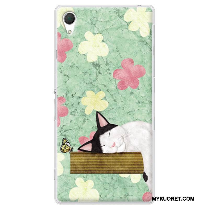 Kuori Sony Xperia Z2 Sarjakuva Ohut Vihreä, Kotelo Sony Xperia Z2 Suojaus Kova Puhelimen Kuoret