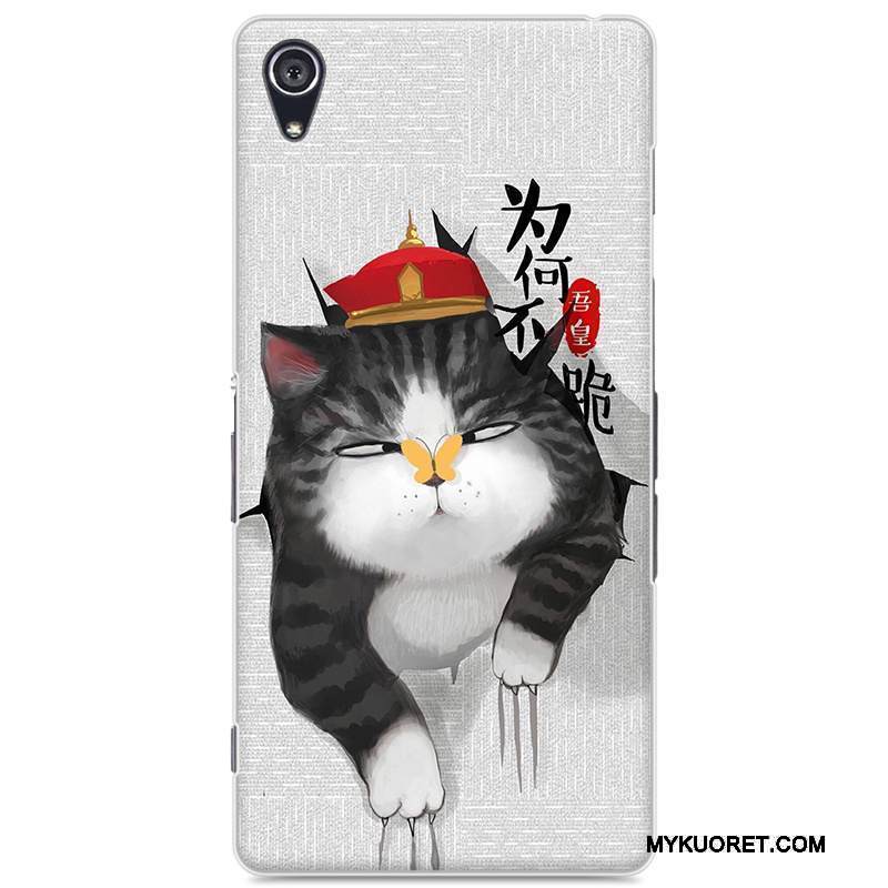 Kuori Sony Xperia Z2 Sarjakuva Violetti Kova, Kotelo Sony Xperia Z2 Suojaus Puhelimen Kuoret