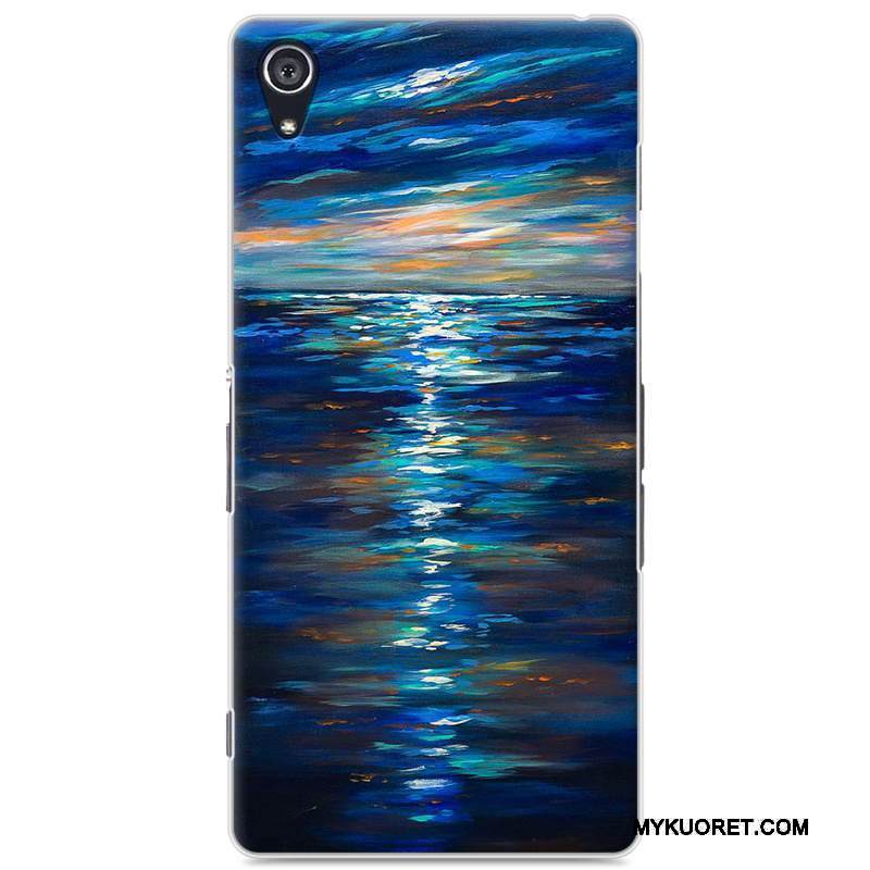 Kuori Sony Xperia Z2 Sarjakuva Violetti Kova, Kotelo Sony Xperia Z2 Suojaus Puhelimen Kuoret