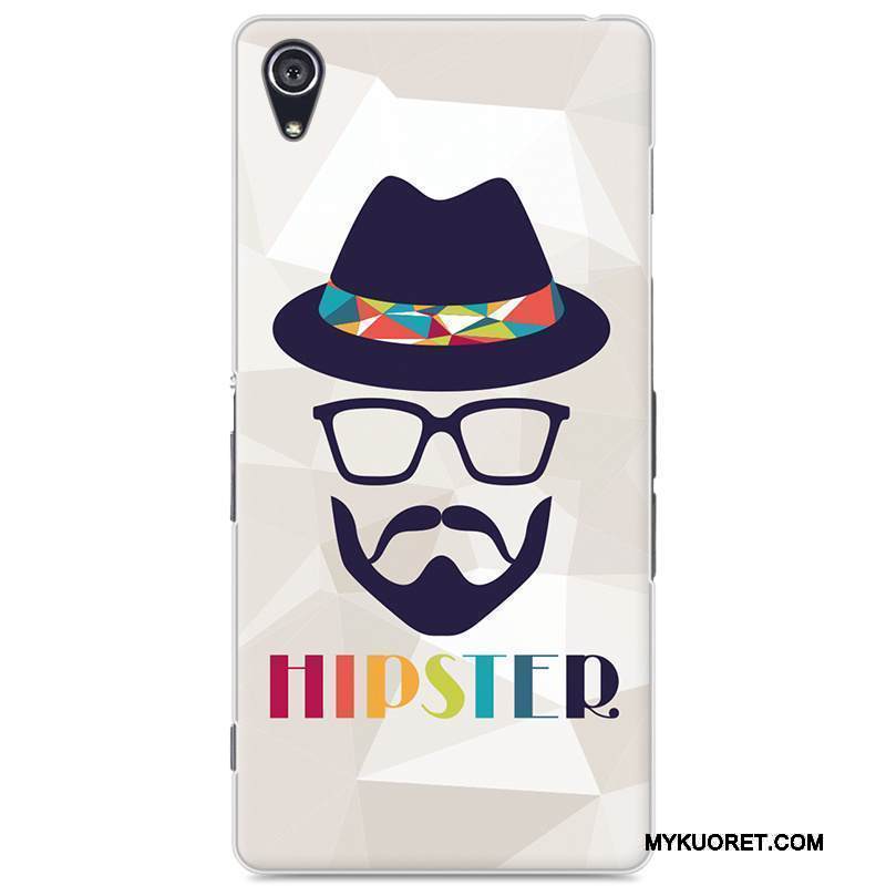 Kuori Sony Xperia Z2 Sarjakuva Violetti Kova, Kotelo Sony Xperia Z2 Suojaus Puhelimen Kuoret