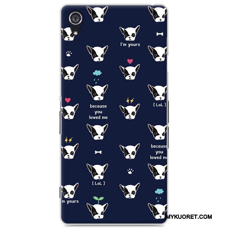 Kuori Sony Xperia Z2 Sarjakuva Violetti Kova, Kotelo Sony Xperia Z2 Suojaus Puhelimen Kuoret