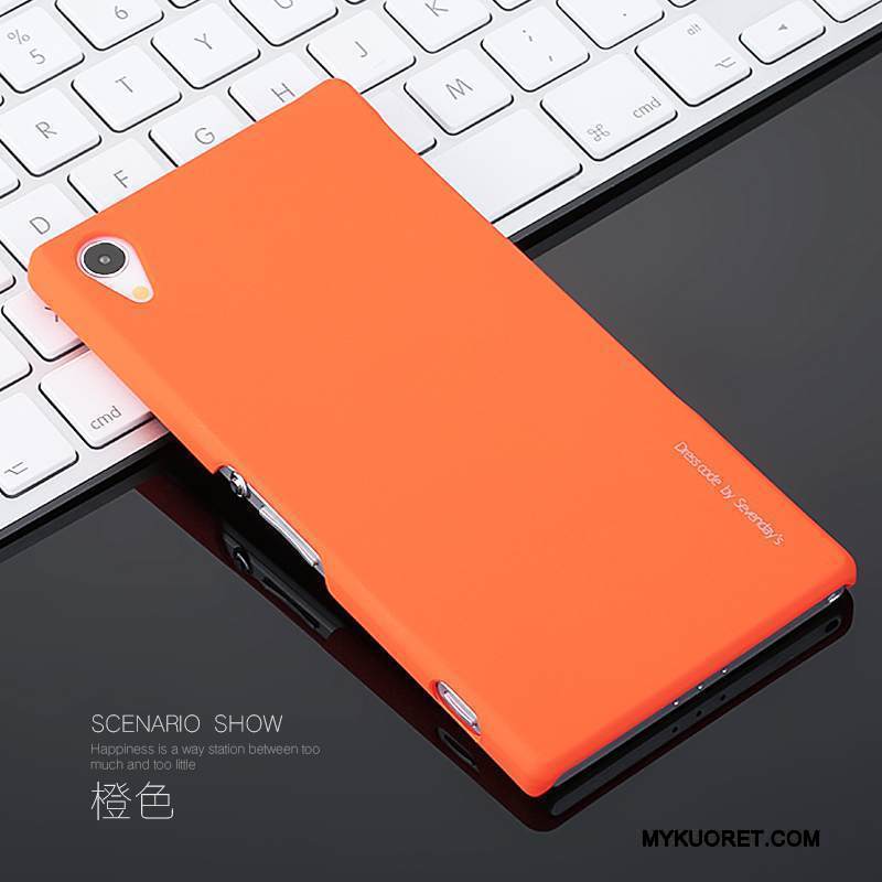 Kuori Sony Xperia Z2 Suojaus Ohut Pesty Suede, Kotelo Sony Xperia Z2 Kova Musta