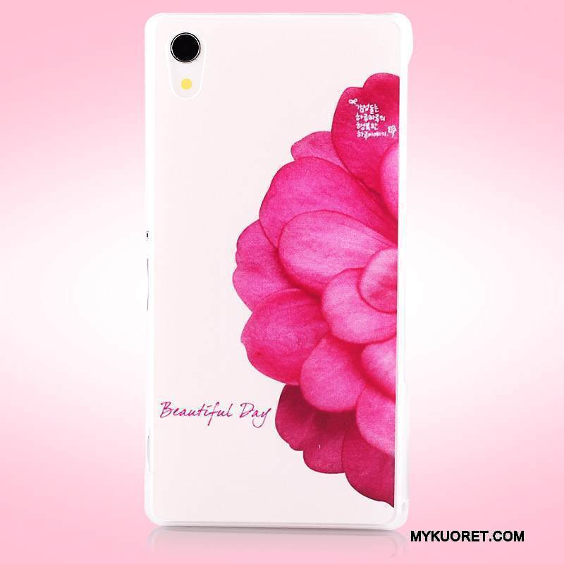 Kuori Sony Xperia Z2 Suojaus Puhelimen Kuoret Ultra, Kotelo Sony Xperia Z2 Maalaus Ohut Valkoinen