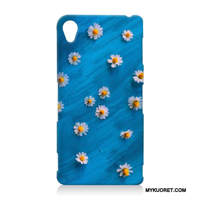 Kuori Sony Xperia Z3 Kohokuviointi Puhelimen Kuoret Uusi, Kotelo Sony Xperia Z3 Sarjakuva Sininen Kova