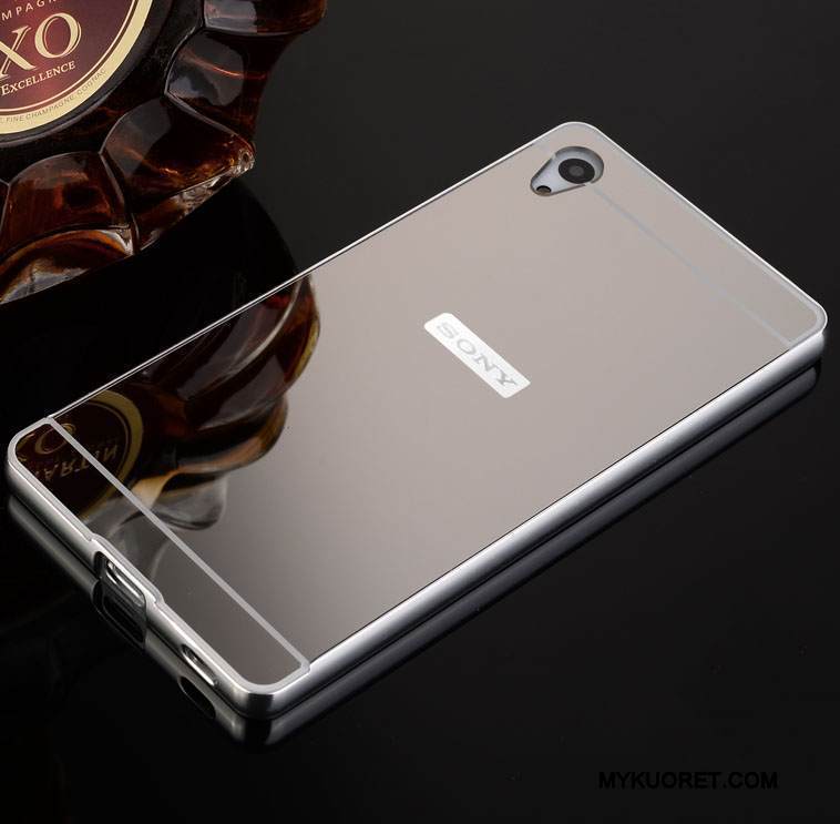 Kuori Sony Xperia Z3+ Metalli Takakansi Syvä Väri, Kotelo Sony Xperia Z3+ Suojaus Kehys Puhelimen Kuoret