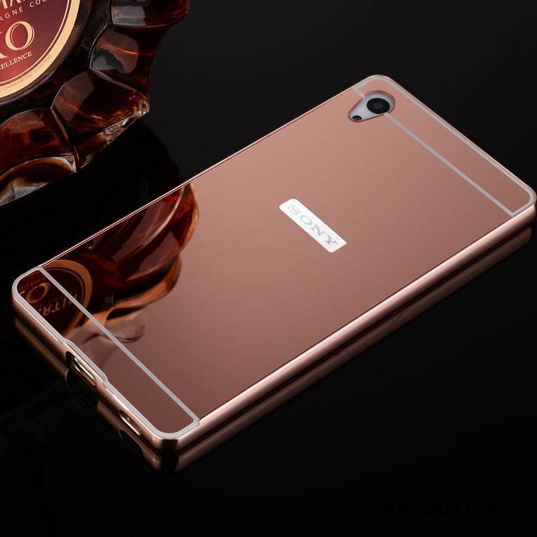 Kuori Sony Xperia Z3+ Metalli Takakansi Syvä Väri, Kotelo Sony Xperia Z3+ Suojaus Kehys Puhelimen Kuoret