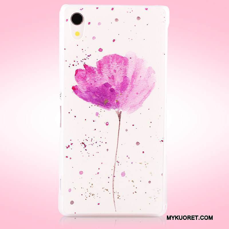 Kuori Sony Xperia Z3+ Monivärinen Kova Pesty Suede, Kotelo Sony Xperia Z3+ Suojaus Puhelimen Kuoret