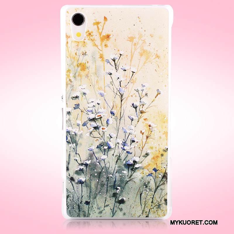 Kuori Sony Xperia Z3+ Monivärinen Kova Pesty Suede, Kotelo Sony Xperia Z3+ Suojaus Puhelimen Kuoret