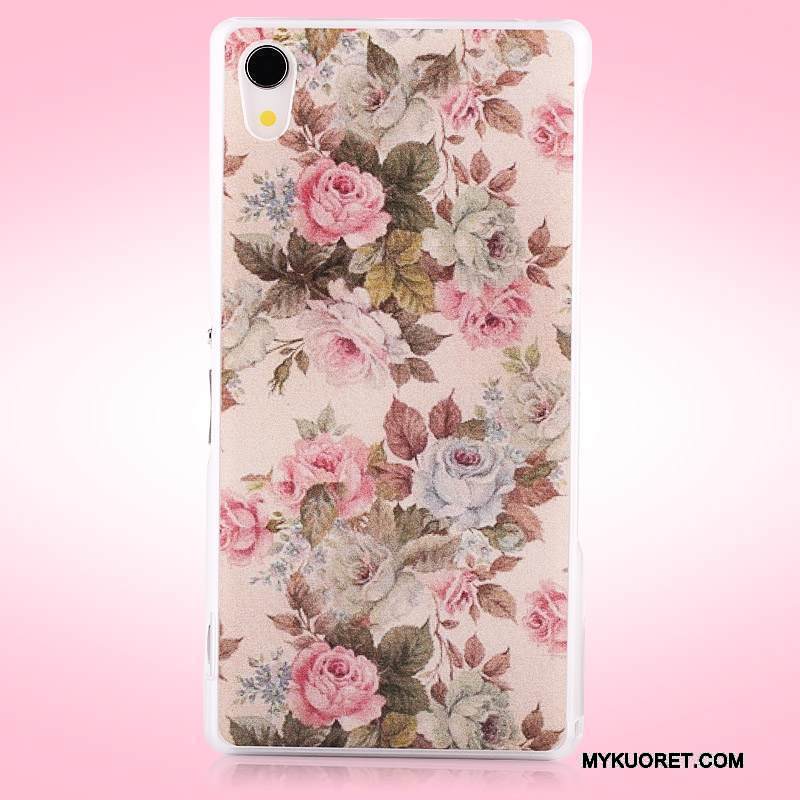 Kuori Sony Xperia Z3+ Monivärinen Kova Pesty Suede, Kotelo Sony Xperia Z3+ Suojaus Puhelimen Kuoret