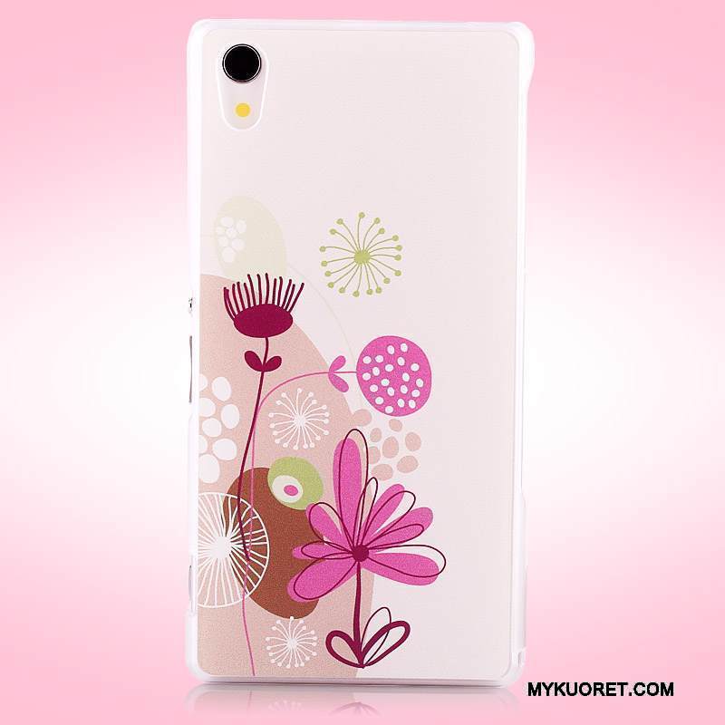 Kuori Sony Xperia Z3+ Monivärinen Kova Pesty Suede, Kotelo Sony Xperia Z3+ Suojaus Puhelimen Kuoret