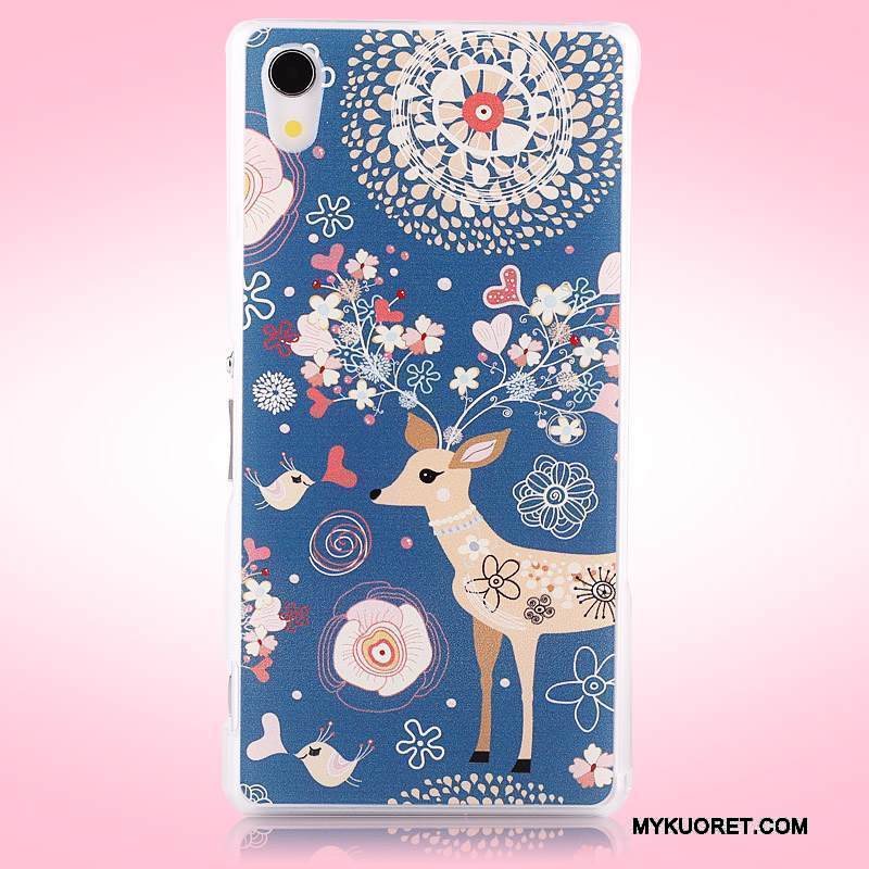 Kuori Sony Xperia Z3+ Monivärinen Kova Pesty Suede, Kotelo Sony Xperia Z3+ Suojaus Puhelimen Kuoret