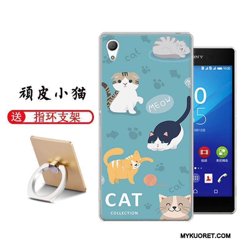 Kuori Sony Xperia Z3 Monivärinen Puhelimen Kuoret Ihana, Kotelo Sony Xperia Z3 Sarjakuva Kova Murtumaton