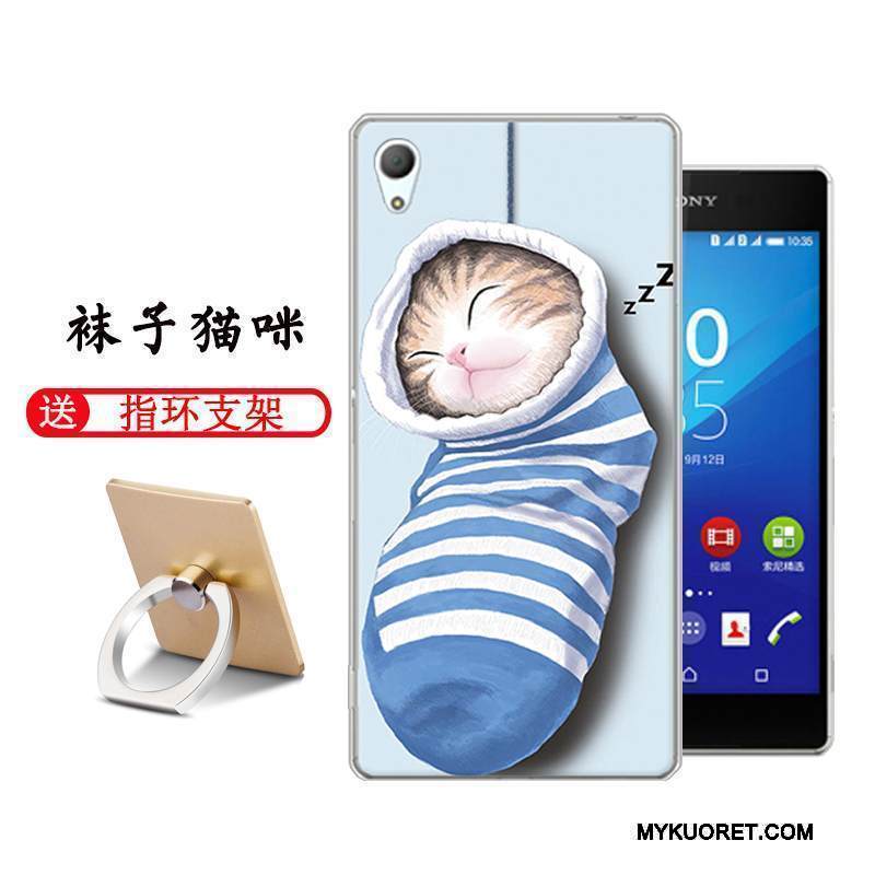 Kuori Sony Xperia Z3 Monivärinen Puhelimen Kuoret Ihana, Kotelo Sony Xperia Z3 Sarjakuva Kova Murtumaton