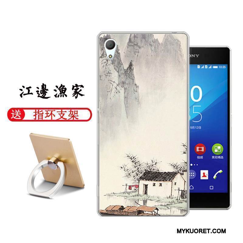 Kuori Sony Xperia Z3 Monivärinen Puhelimen Kuoret Ihana, Kotelo Sony Xperia Z3 Sarjakuva Kova Murtumaton