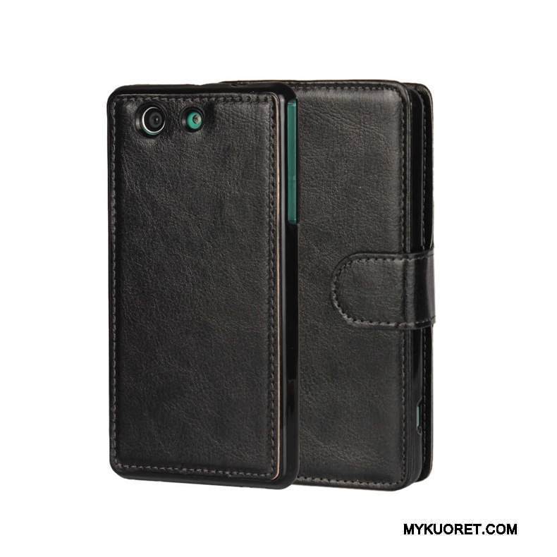 Kuori Sony Xperia Z3 Nahka Puhelimen Kuoret Punainen, Kotelo Sony Xperia Z3 Suojaus