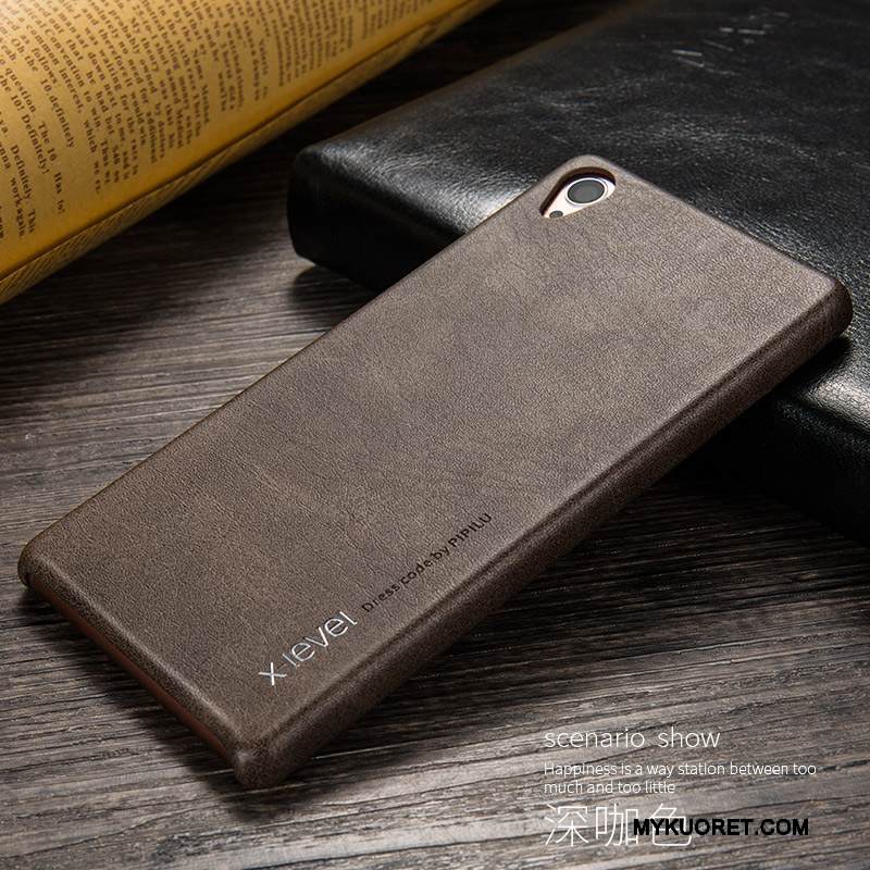 Kuori Sony Xperia Z3 Suojaus Uusi Murtumaton, Kotelo Sony Xperia Z3 Nahka Liiketoiminta Ultra