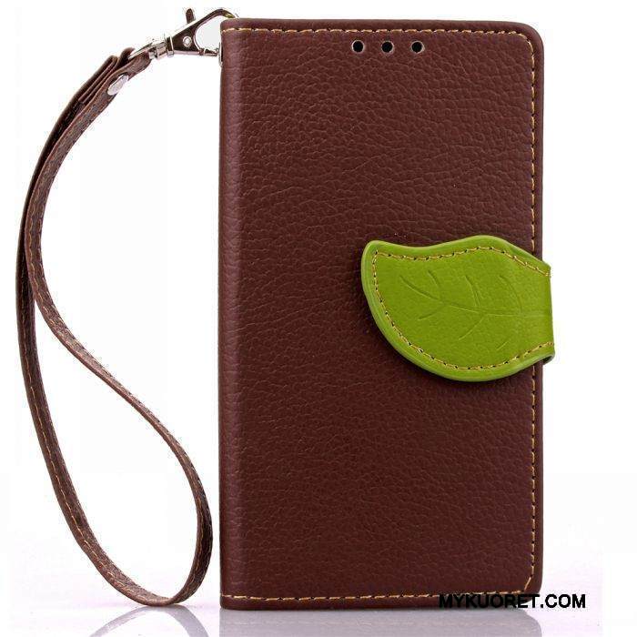 Kuori Sony Xperia Z5 Compact Nahka Punainen Kortti, Kotelo Sony Xperia Z5 Compact Suojaus