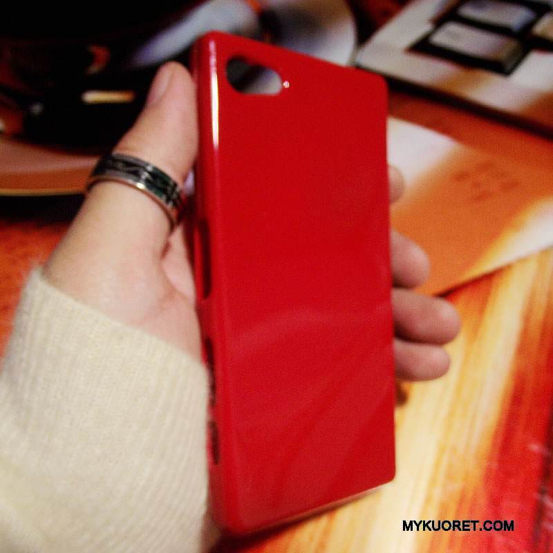 Kuori Sony Xperia Z5 Compact Pehmeä Neste Vihreä, Kotelo Sony Xperia Z5 Compact Laukut