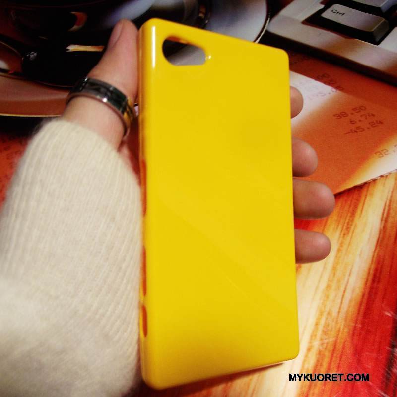 Kuori Sony Xperia Z5 Compact Pehmeä Neste Vihreä, Kotelo Sony Xperia Z5 Compact Laukut