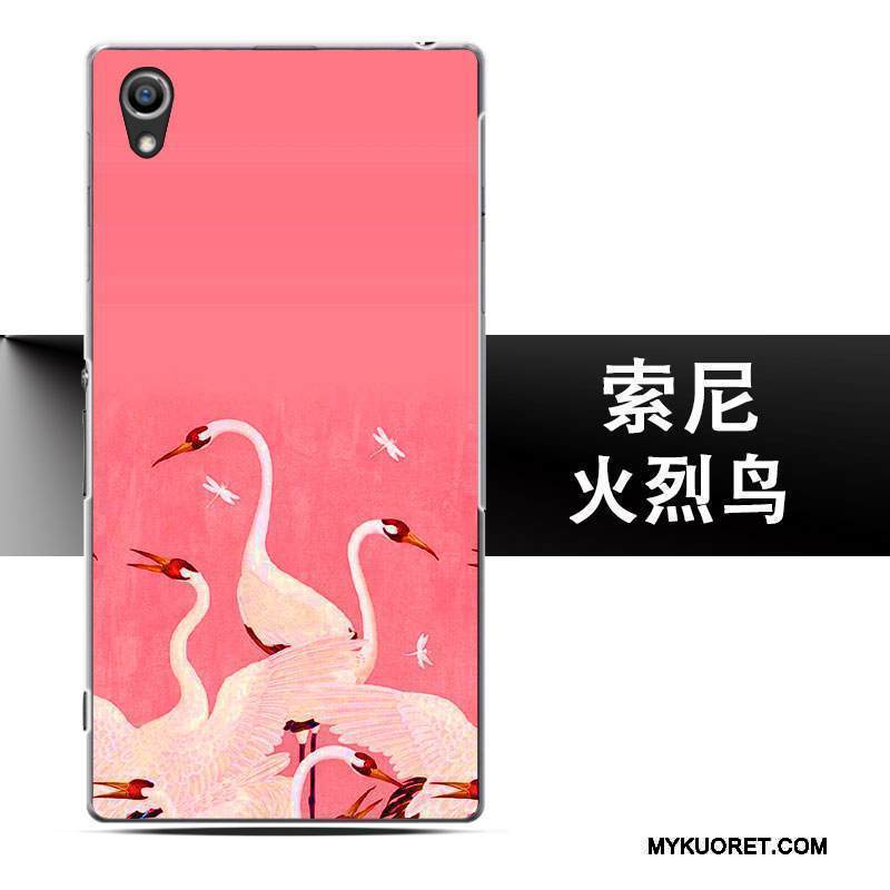 Kuori Sony Xperia Z5 Luova Puhelimen Kuoret Persoonallisuus, Kotelo Sony Xperia Z5 Murtumaton Pesty Suede