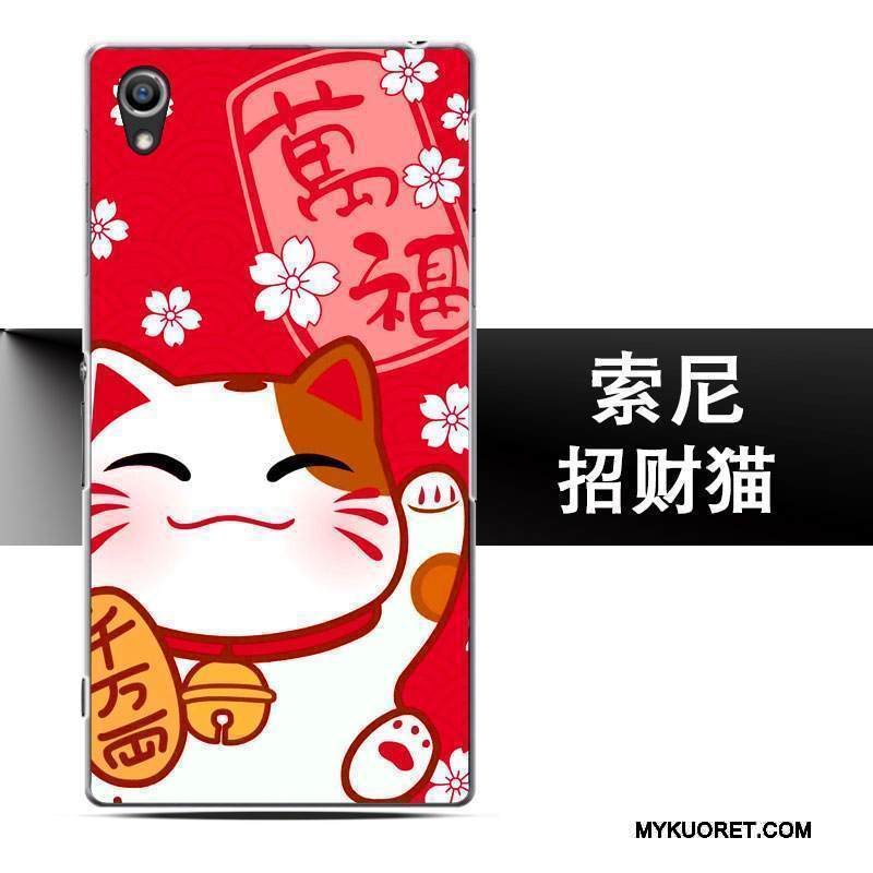 Kuori Sony Xperia Z5 Luova Puhelimen Kuoret Persoonallisuus, Kotelo Sony Xperia Z5 Murtumaton Pesty Suede