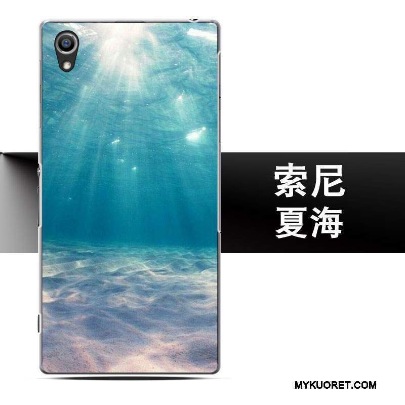 Kuori Sony Xperia Z5 Luova Puhelimen Kuoret Persoonallisuus, Kotelo Sony Xperia Z5 Murtumaton Pesty Suede