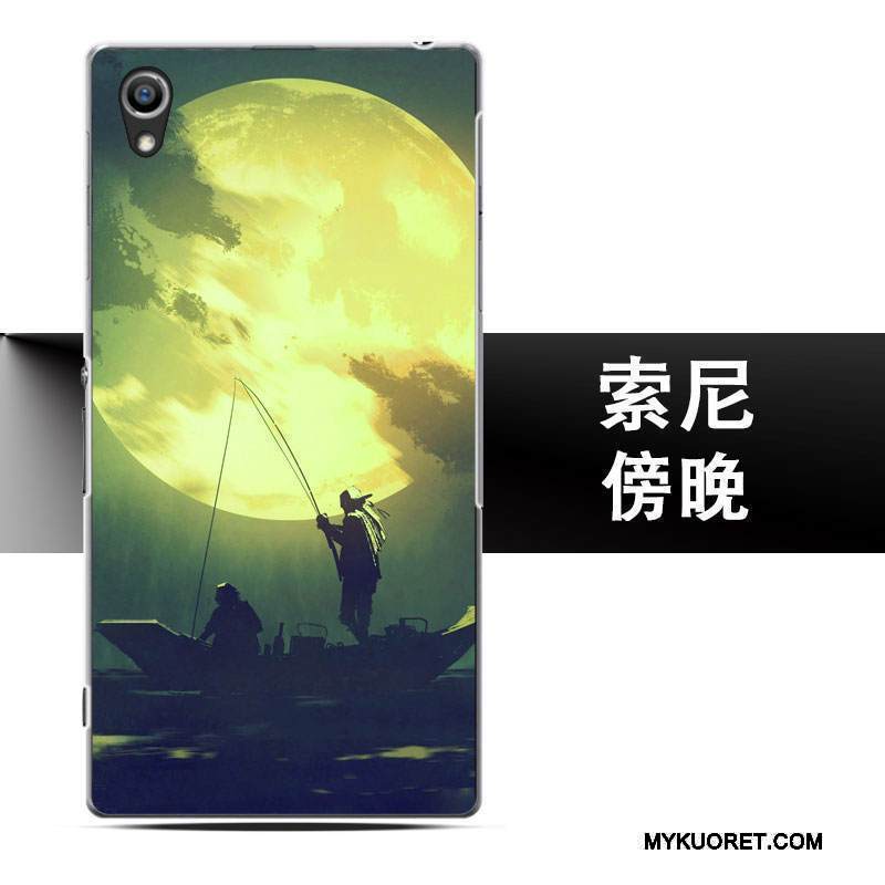 Kuori Sony Xperia Z5 Luova Puhelimen Kuoret Persoonallisuus, Kotelo Sony Xperia Z5 Murtumaton Pesty Suede