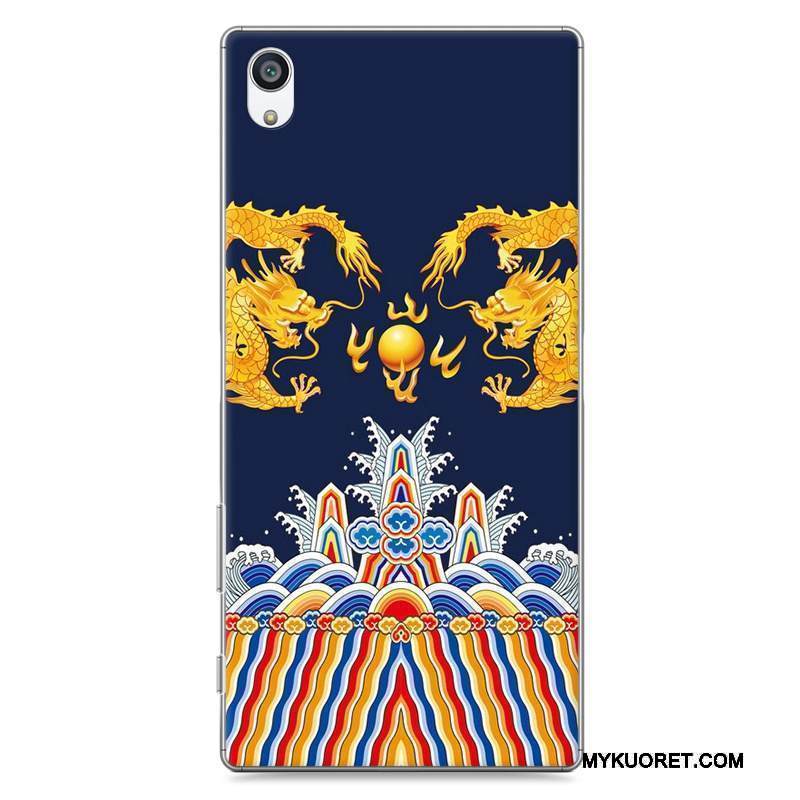 Kuori Sony Xperia Z5 Luova Puhelimen Kuoret Rakastunut, Kotelo Sony Xperia Z5 Suojaus Trendi Keltainen