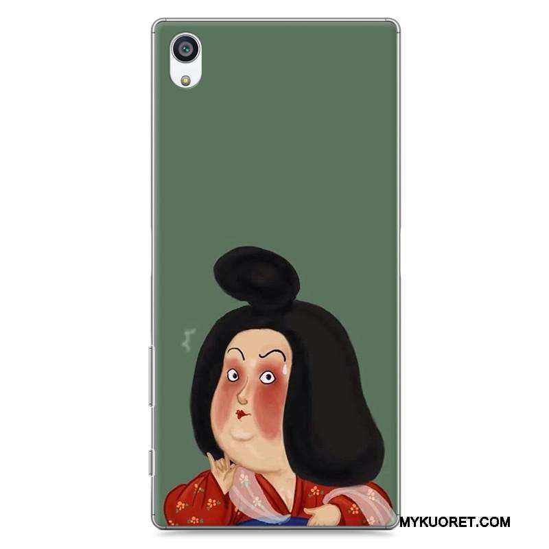 Kuori Sony Xperia Z5 Luova Puhelimen Kuoret Rakastunut, Kotelo Sony Xperia Z5 Suojaus Trendi Keltainen