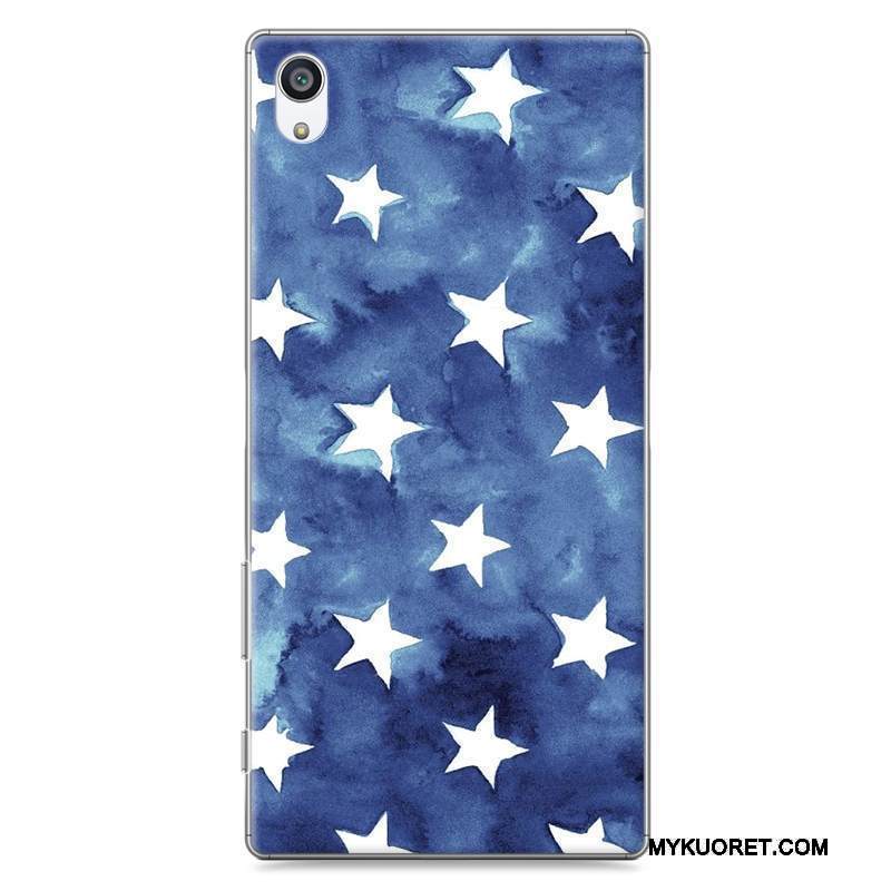 Kuori Sony Xperia Z5 Maalaus Kova Puhelimen Kuoret, Kotelo Sony Xperia Z5 Sarjakuva Violetti Murtumaton