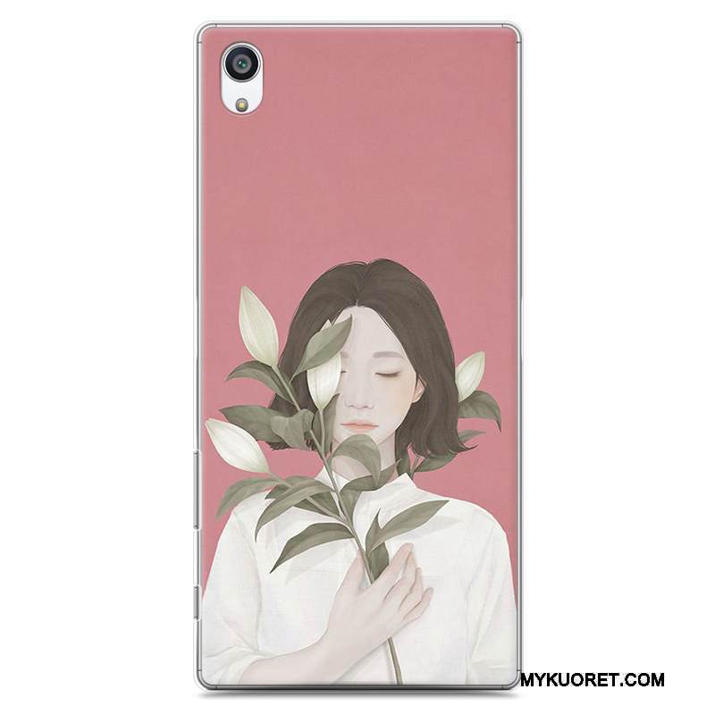 Kuori Sony Xperia Z5 Maalaus Vaaleansininen Kova, Kotelo Sony Xperia Z5 Suojaus Taide Puhelimen Kuoret