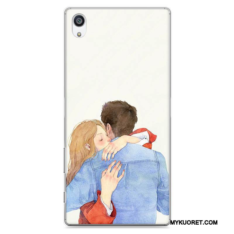 Kuori Sony Xperia Z5 Maalaus Vaaleansininen Kova, Kotelo Sony Xperia Z5 Suojaus Taide Puhelimen Kuoret