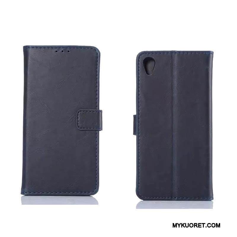 Kuori Sony Xperia Z5 Nahka Viini Punainen Puhelimen Kuoret, Kotelo Sony Xperia Z5 Suojaus