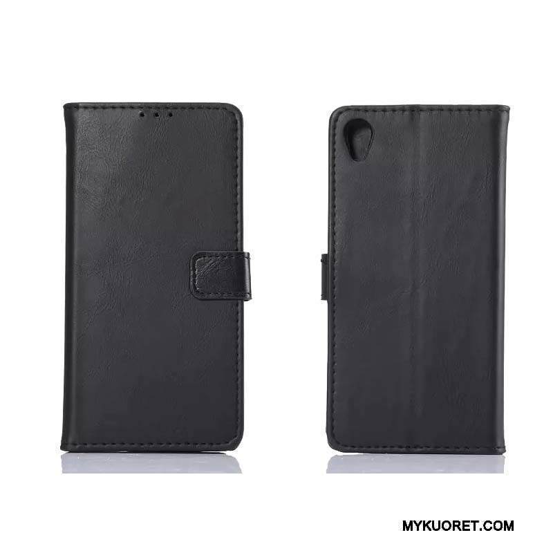 Kuori Sony Xperia Z5 Nahka Viini Punainen Puhelimen Kuoret, Kotelo Sony Xperia Z5 Suojaus