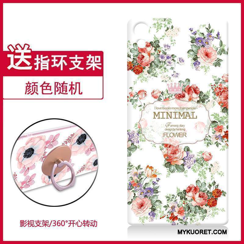 Kuori Sony Xperia Z5 Pehmeä Neste Kova Jauhe, Kotelo Sony Xperia Z5 Kohokuviointi Trendi Puhelimen Kuoret