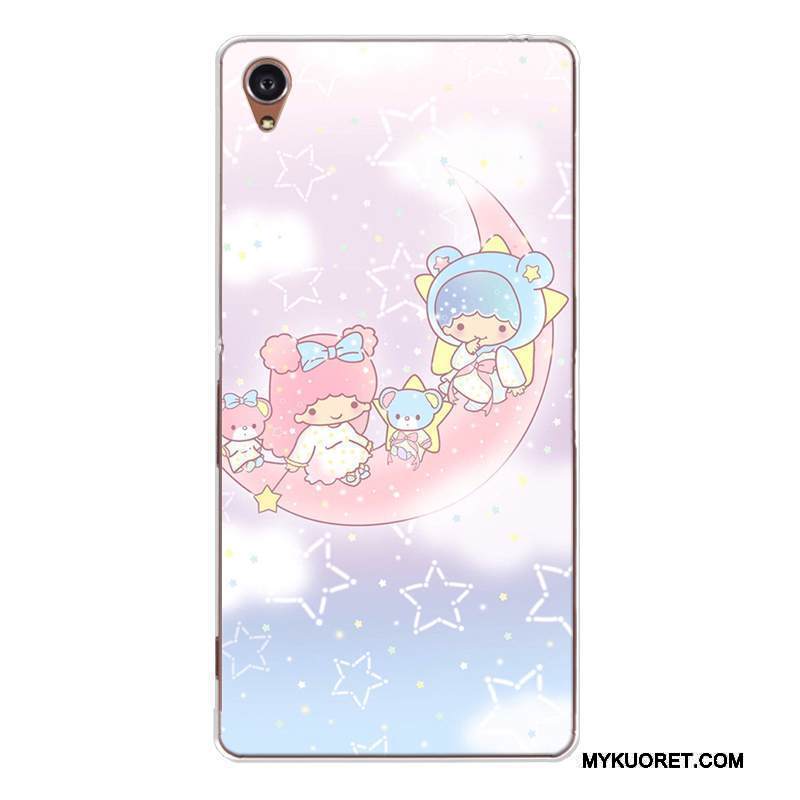 Kuori Sony Xperia Z5 Pehmeä Neste Murtumaton Jauhe, Kotelo Sony Xperia Z5 Sarjakuva Puhelimen Kuoret