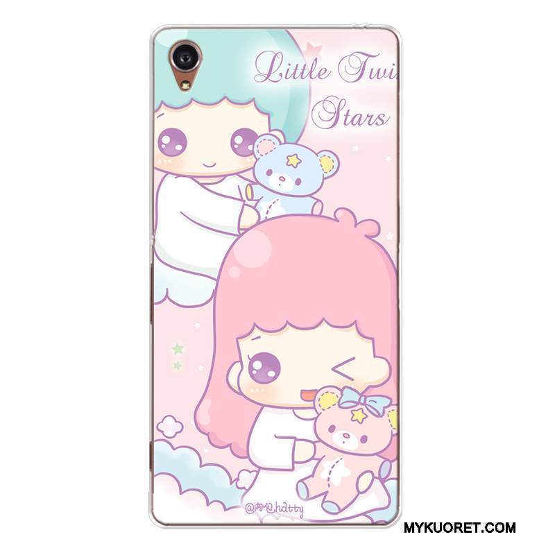 Kuori Sony Xperia Z5 Pehmeä Neste Murtumaton Jauhe, Kotelo Sony Xperia Z5 Sarjakuva Puhelimen Kuoret