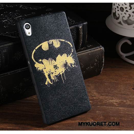 Kuori Sony Xperia Z5 Sarjakuva Murtumaton Trendi, Kotelo Sony Xperia Z5 Pehmeä Neste Violetti