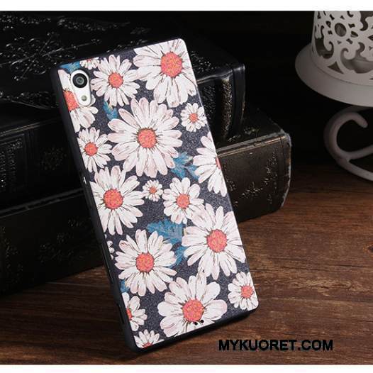 Kuori Sony Xperia Z5 Sarjakuva Murtumaton Trendi, Kotelo Sony Xperia Z5 Pehmeä Neste Violetti