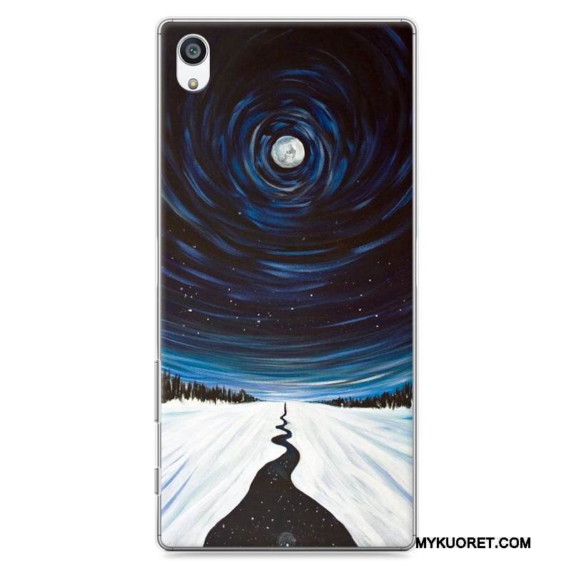 Kuori Sony Xperia Z5 Sarjakuva Puhelimen Kuoret Kova, Kotelo Sony Xperia Z5 Suojaus Sininen