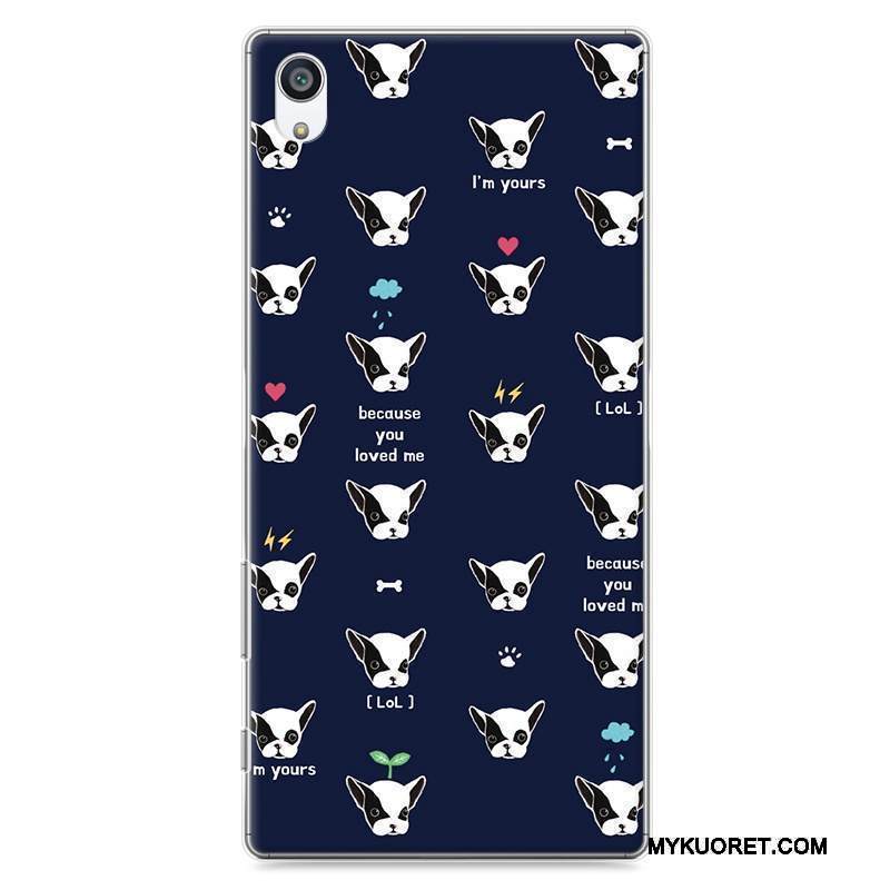 Kuori Sony Xperia Z5 Sarjakuva Puhelimen Kuoret Kova, Kotelo Sony Xperia Z5 Suojaus Sininen