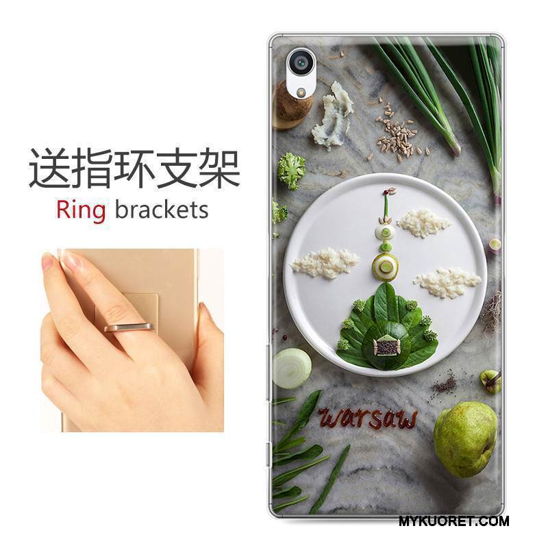 Kuori Sony Xperia Z5 Sarjakuva Puhelimen Kuoret Oranssi, Kotelo Sony Xperia Z5 Maalaus Kova